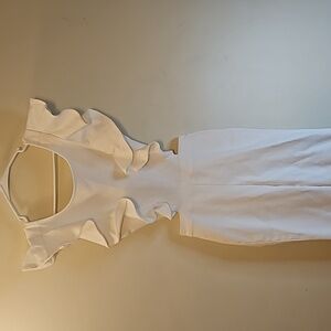 FashionNova XS White pants jumper